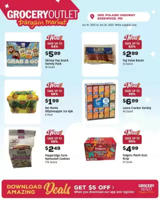 Grocery Outlet Weekly Ad (valid until 25-06)