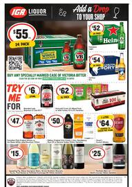 IGA Liquor catalogue Page 1