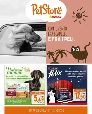 Volantino Pet Store Conad (valido fino al 30-07)