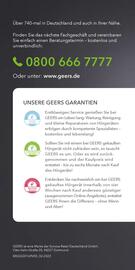 GEERS Prospekt Seite 1