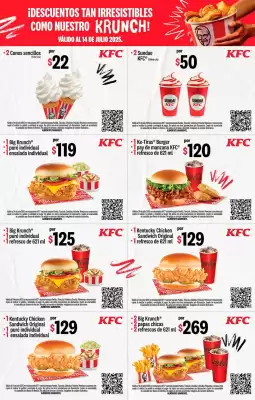 Catálogo KFC (válido hasta 14-07)