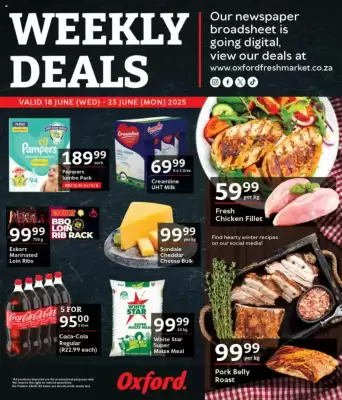 Oxford Freshmarket catalogue