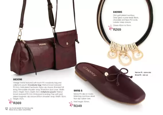 Honey Fashion Accessories catalogue