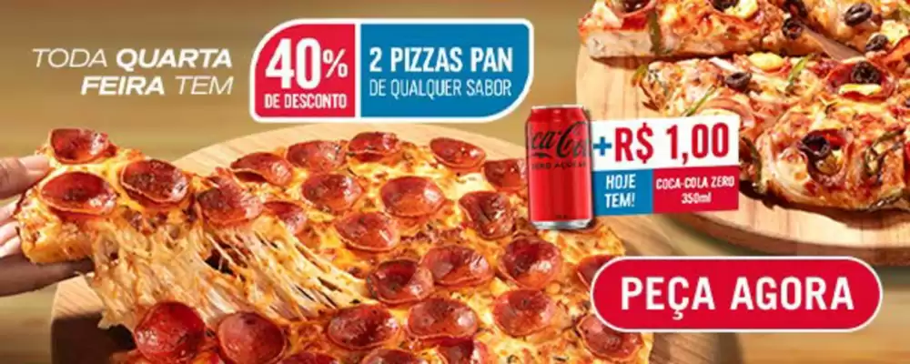 Catálogo Domino's Pizza (válido até 18-06)