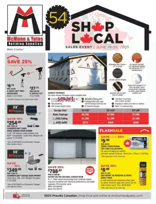 McMunn & Yates Building Supplies flyer (valid until 25-06)
