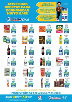 Catálogo Supermercados Jau Serve (válido até 30-06)