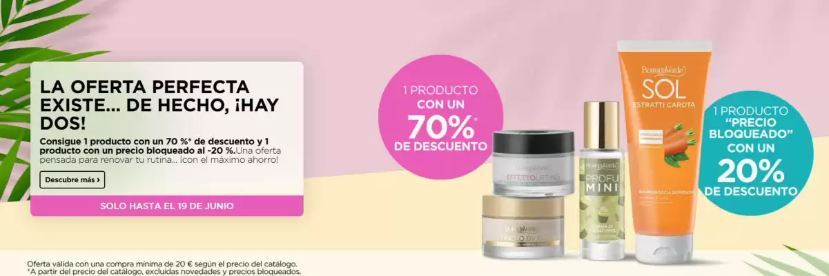 Folleto Bottega Verde (válido hasta el 19-06)
