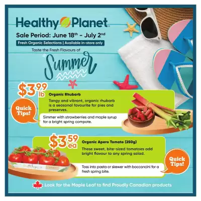 Healthy Planet flyer (valid until 2-07)