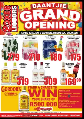 Boxer Liquors catalogue
