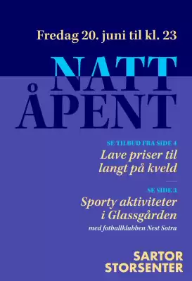 Sartor Storsenter Kundeavis (gyldig til 21-06)