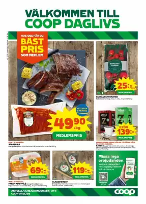Coop Daglivs reklamblad