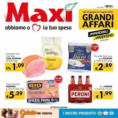 Volantino Maxi Supermercati (valido fino al 2-07)