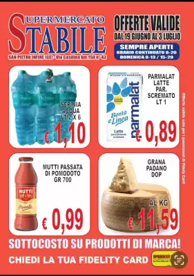 Volantino Supermercati Stabile (valido fino al 3-07)