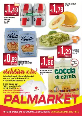 Volantino Palmarket (valido fino al 2-07)