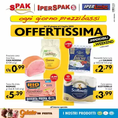 Volantino Spak Supermercati (valido fino al 2-07)