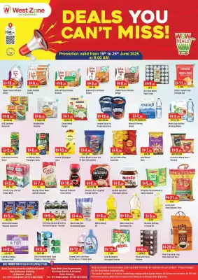 West Zone Supermarket catalogue (valid until 25-06)