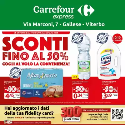 Volantino Carrefour Express (valido fino al 2-07)