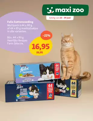 Maxi Zoo folder (geldig t/m 22-06)