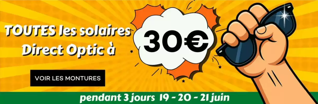 Catalogue Direct Optic (valable jusqu'au 21-06)
