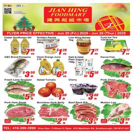 Jian Hing Supermarket flyer week 25 Page 1