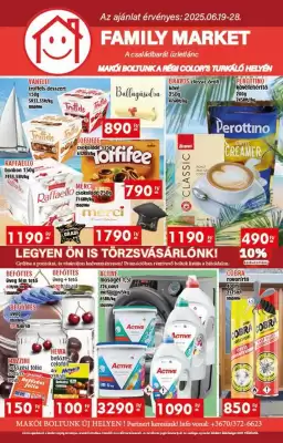 Family Market akciós újság (érvényes eddig: 28-06)