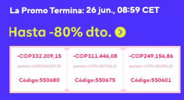 Catálogo AliExpress (válido hasta 26-06)