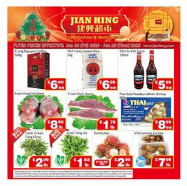 Jian Hing Supermarket flyer week 25 Page 1
