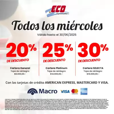 Catálogo Eco Supermercados (válido hasta 30-06)