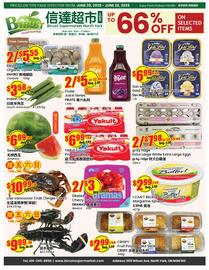 Btrust Supermarket flyer week 25 Page 1