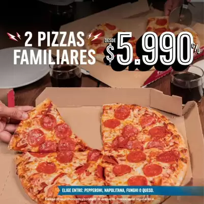 Catálogo Domino's Pizza (válido hasta 3-07)