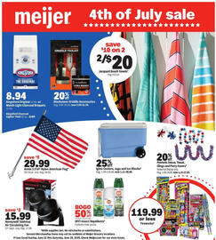 Meijer Weekly Ad week 26 Page 1
