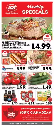 IGA flyer (valid until 26-06)