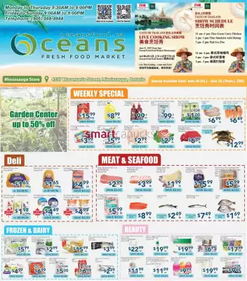 Oceans Fresh Food Market flyer (valid until 26-06)