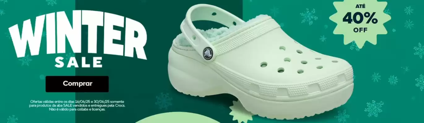 Catálogo Crocs (válido até 30-06)