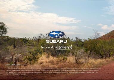 Subaru catalogue Page 52