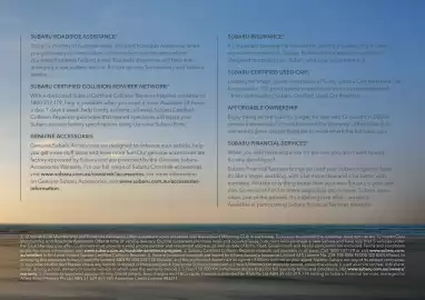 Subaru catalogue Page 57