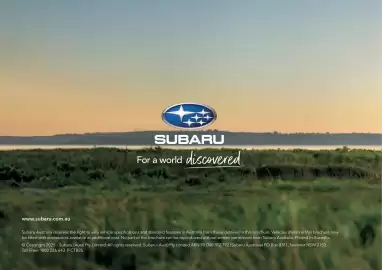 Subaru catalogue Page 60