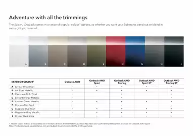 Subaru catalogue Page 44