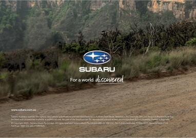 Subaru catalogue Page 58