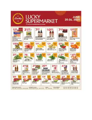Lucky Supermarket flyer (valid until 26-06)