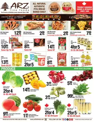 Arz Fine Foods flyer (valid until 26-06)