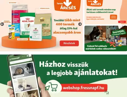 Fressnapf akciós újság (érvényes eddig: 25-06)