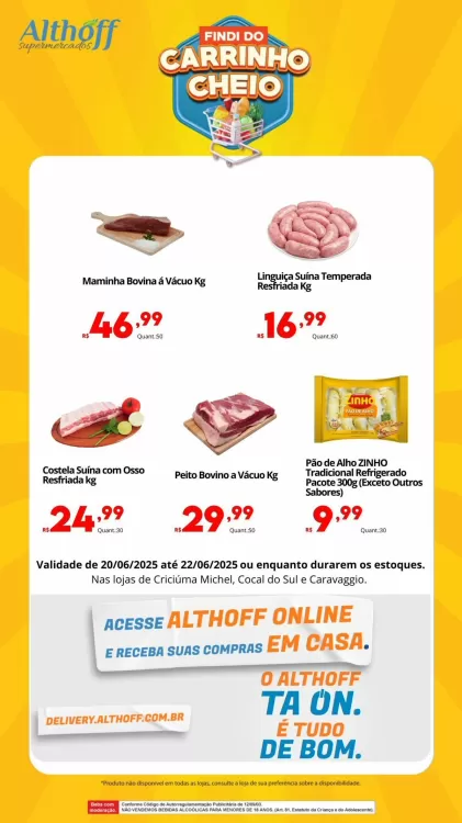 Catálogo Althoff Supermercados (válido até 22-06)