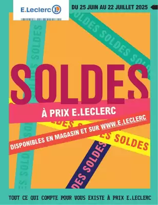 Catalogue E.Leclerc (valable jusqu'au 22-07)