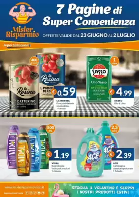 Volantino Mister Risparmio (valido fino al 2-07)