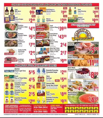 Harvest Fare Supermarket Weekly Ad (valid until 1-07)
