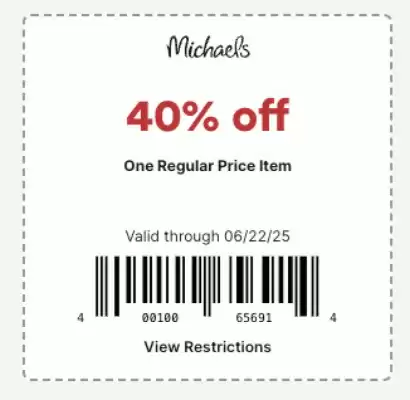 Michaels flyer (valid until 26-06)