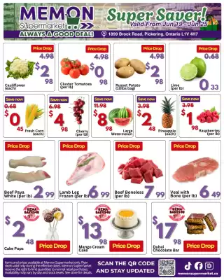 Memon Supermarket flyer (valid until 26-06)