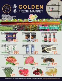 Golden Fresh Market flyer week 25 Page 1