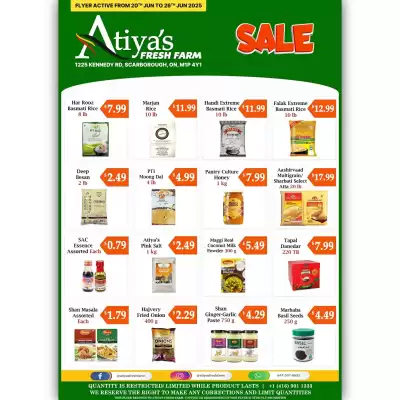 Atiya's Fresh Farm flyer (valid until 26-06)